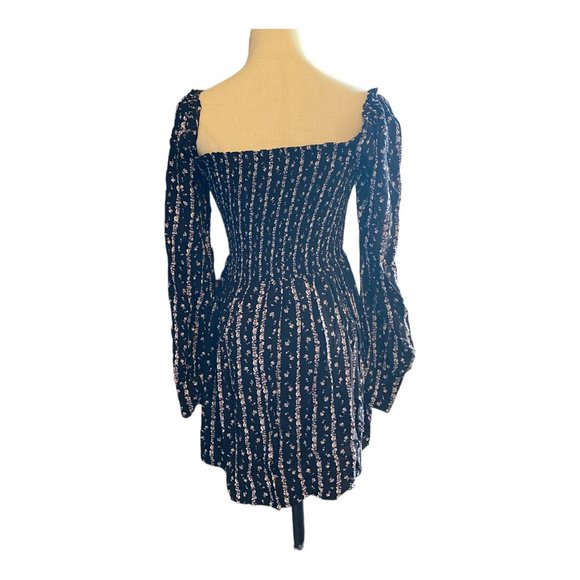 Paige Palmetto Mini Long Sleeve Floral Dress - No Size Tag - Picture 2 of 5